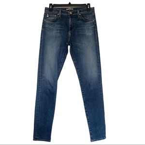 Adriano Goldschmied + Alexa Chung Blue Denim Skinny Jean | AG Jeans